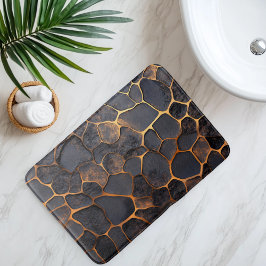 模造溶岩岩 バスマット