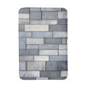 模造石板タイル バスマット (正面縦)