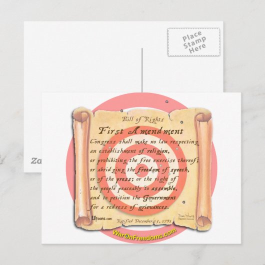 権利の章典 ポストカード (正面/裏面)