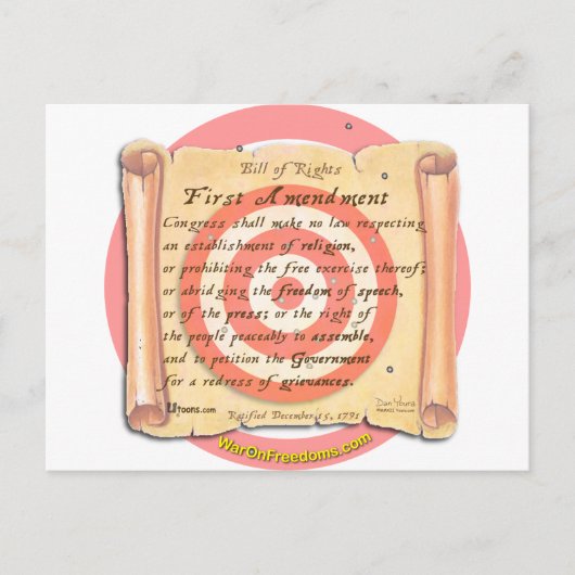 権利の章典 ポストカード (正面)