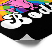 権利は私たちの体の中指Feを禁止 ポスター (角)