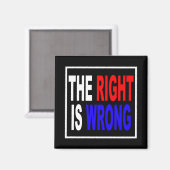 権利は間違っています マグネット (正面/裏面)