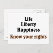 権利を知る ポストカード (正面/裏面)