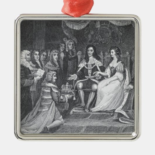 権利章典の提示 メタルオーナメント (正面)