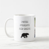 権力と名誉の息子 コーヒーマグカップ (左)