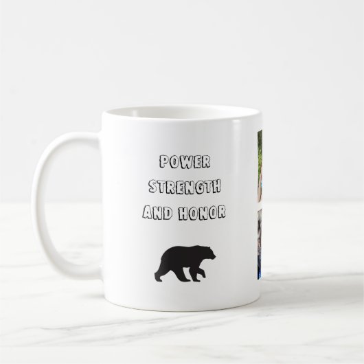 権力と名誉の息子 コーヒーマグカップ (左)