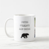 権力と名誉の息子 コーヒーマグカップ (左)