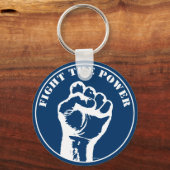 権力と戦う キーホルダー (正面)