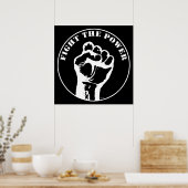 権力と戦う ポスター (キッチン)