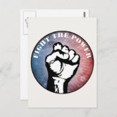 権力と闘う ポストカード (正面/裏面)