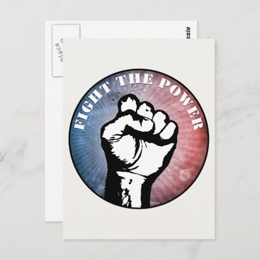 権力と闘う ポストカード (正面/裏面)