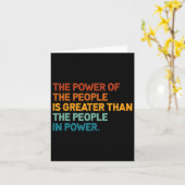 権力を持つ者は素晴らし人よりも多い カード (黄色い花)