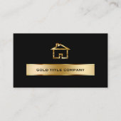 権原保険会社の名刺 名刺 (正面)