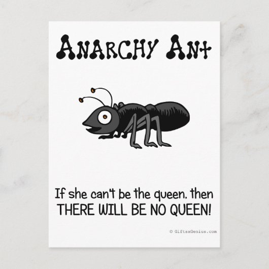 権威を取り除く ポストカード (正面)