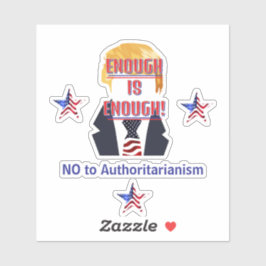 権威主義に対するカスタムNo-To-Authoritanism-Cut Vinylシール シール