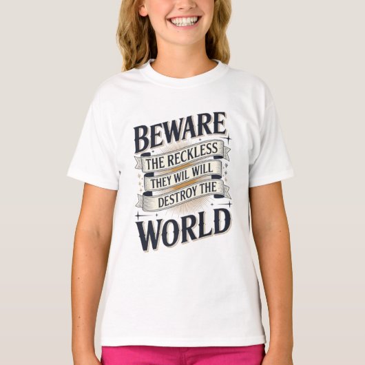 権威主義の台頭 Tシャツ (正面)