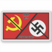 権威主義者と対峙する シール (正面)