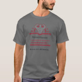 "権威的な投影" Tシャツ (正面)