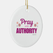 権威祈付きセラミックサークルオーナメント セラミックオーナメント (右)