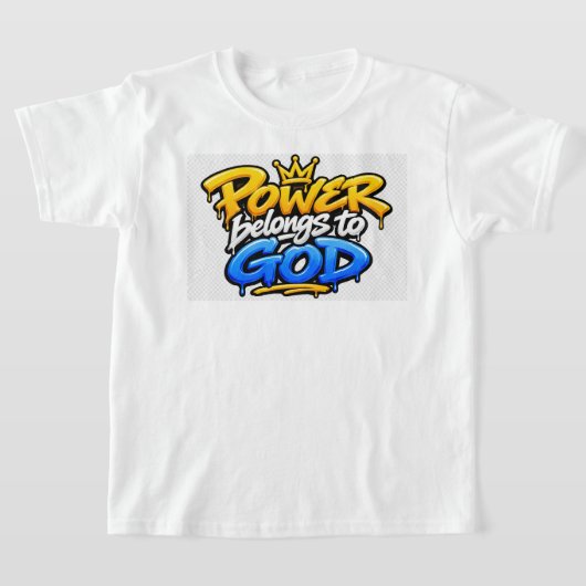 権能は神に属する Tシャツ (レイダウン)