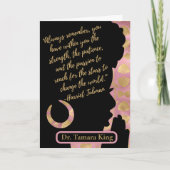 権限の付与と奨励 |メラニン処理されたグリーティングカード カード (正面)