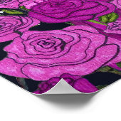 権限の付与バラ ポスター (角)