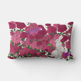 権限の付与バラ ランバークッション