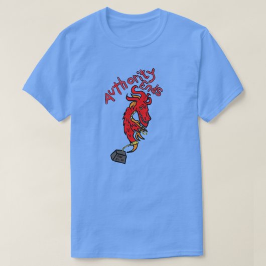 権限の終了 Tシャツ (デザイン正面)