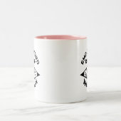 権限を与えられた女性は女性に権限を与えます ツートーンマグカップ (中央)