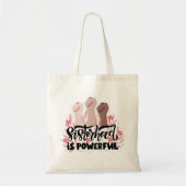 権限を与えられた女性姉妹服トートバッグ トートバッグ (正面)