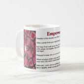 権限を与えられた生きているコップ コーヒーマグカップ (正面左)