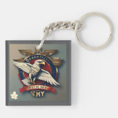 「権限を与えられた翼」 キーホルダー (裏面)