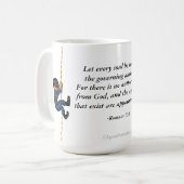 権限を受ける コーヒーマグカップ (正面左)