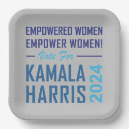 権限を持った女性は女性に力を与える！ ペーパープレート