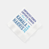 権限を持った女性は女性に力を与える! 縁ありカクテルナプキン (角)