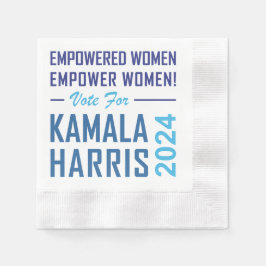 権限を持った女性は女性に力を与える！ 縁ありカクテルナプキン