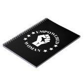 権限を持った女性 ノートブック (左側)