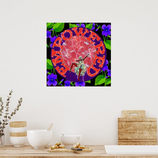 権限を持った女性 ポスター (キッチン)