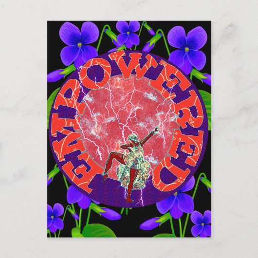 権限を持った女性 ポストカード (正面)