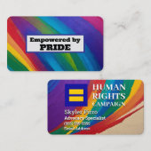 権限を持つプライド 名刺 (正面/裏面)