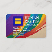 権限を持つプライド 名刺 (裏面)