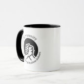 権限を持つ問題解決者のマグカップ マグカップ (正面左)