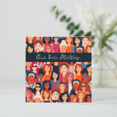 権限を持つ女性がカード空白の内で投票 (スタンド正面)