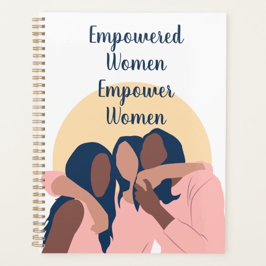 権限を持つ女性が女性に力を与えるプランナー プランナー手帳 (正面)