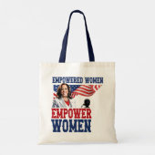 権限を持つ女性が女性に力を与えるKamala Harris トートバッグ (裏面)