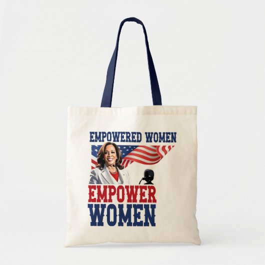 権限を持つ女性が女性に力を与えるKamala Harris トートバッグ (正面)