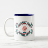 権限を持つ女性が女性に力を与え、フェミニスト ツートーンマグカップ (左)