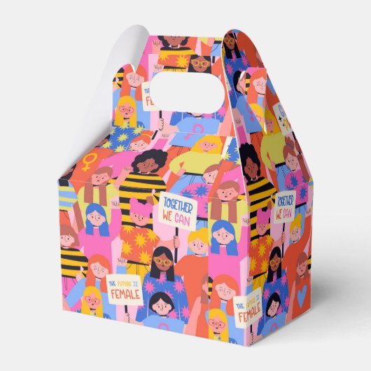 権限を持つ女性の好意ボックス フェイバーボックス (正面サイド)