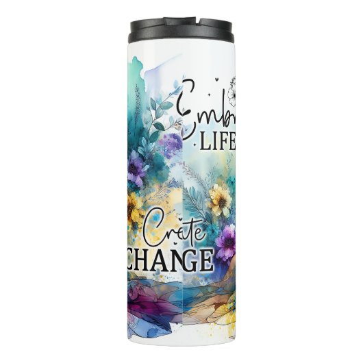 権限を持つ女性フローラ | 感動的引用文(3) タンブラー (裏面)