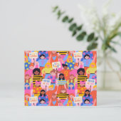 権限を持つ女性 ポストカード (スタンド正面)